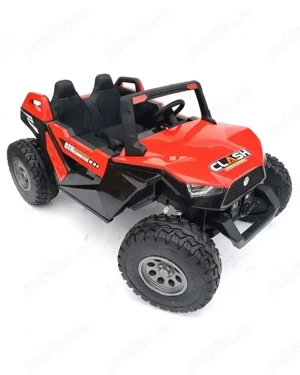  UTV electric pentru 4 copii, Kinderauto Buggy XXL , 500W 24V 14Ah RED - imagine 2