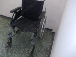 Scaun cu rotile pliabil handicap persoane dizabilitati fotoliu rulant carucior fotoliu carut batrani