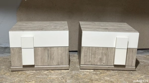 2 buc Noptiera cu 2 sertare; Mic Dulap pentru Dormitor