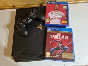 PS4 PRO 1 TB + 2 jocuri incluse