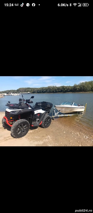 Barca cu motor 15 cp