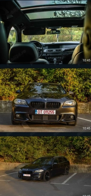 Vand schimb bmw seria 5 M f11 3 butoane  Soft close headup distronic panoramic auto - imagine 9