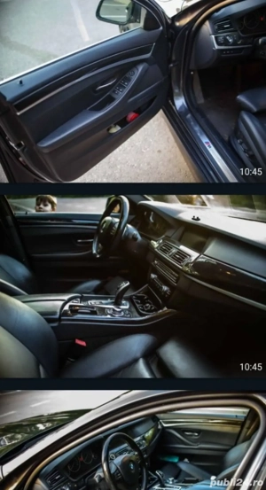 Vand schimb bmw seria 5 M f11 3 butoane  Soft close headup distronic panoramic auto - imagine 7