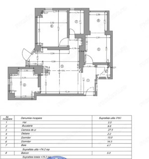 Vânzare apartament spațios cu 3 camere, Târgu Jiu, Bld. Republicii - imagine 9