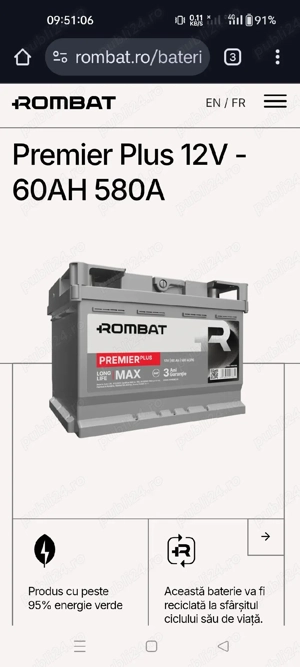 Incarc și vand o baterie cu garanție  - imagine 2