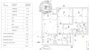 Apartament 3 camere, str. Nicolae Balcescu, zona centrala - imagine 9