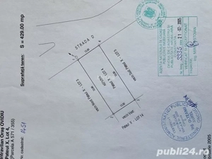 Vând teren intravilan în Ovidiu zona rezidențială vile. - imagine 8