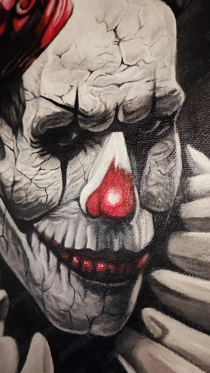 Clown - Behind The Mask   Tablou Acryl pe Canvas