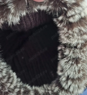 Caciula din blana naturala - imagine 2