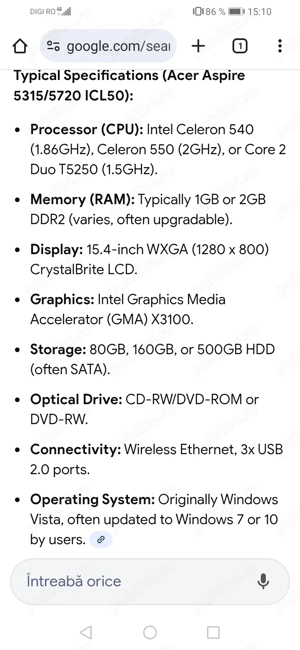 Laptop acer  - imagine 2
