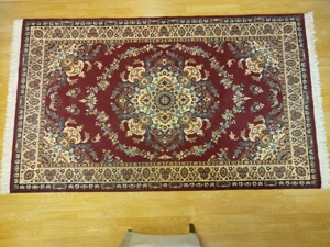 Covor persan din lana, clasic, grena