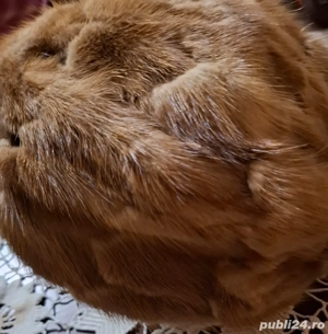 Toca din blana naturala