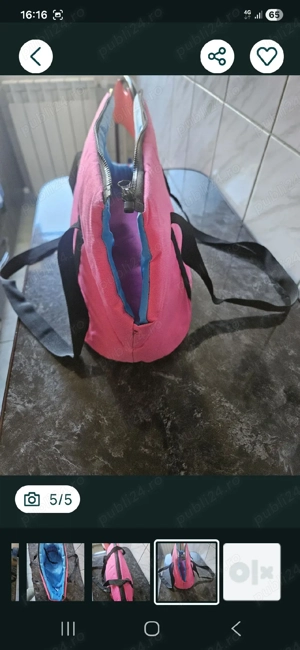 Geantă Transport Anim luţe Nouă  - imagine 5