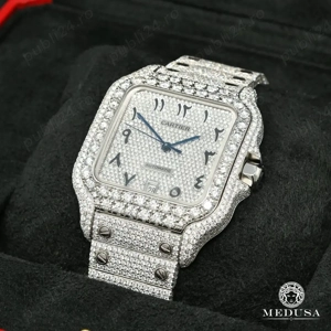 Ceas Cartier Santos Diamond Stainless