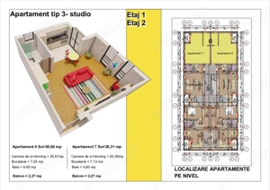 Apartamente 2 camere | Sanandrei | Bloc nou 2026 | Comision 0%! - imagine 5