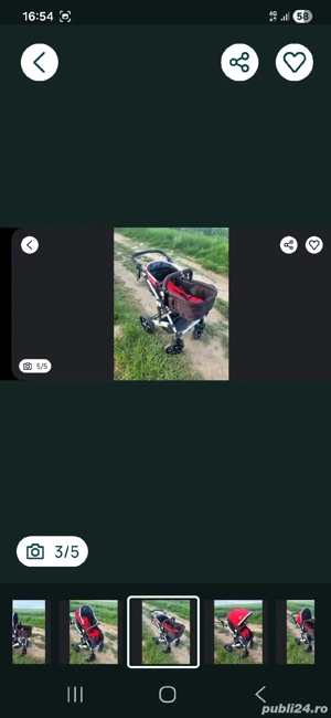 Vind cărucior 2 în 1 - imagine 2