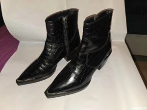 Boots Crocodile print leather Ankle 37