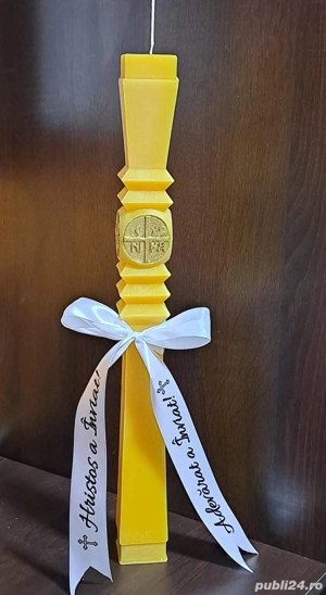 Panglica text lumanari Inviere Paste  - imagine 4