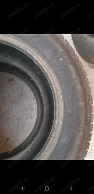 Vând anvelope 205 60 15 m+s  - imagine 2