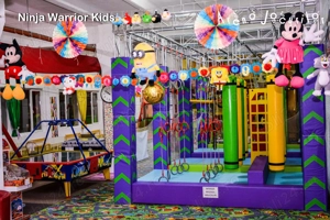 Vand echipamente loc de joaca: modular 3 etaje, 10 trambuline, Ninja Kids - imagine 5