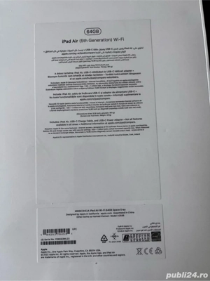 iPad Air WiFi 5th Gen 64GB Space Gray - imagine 3