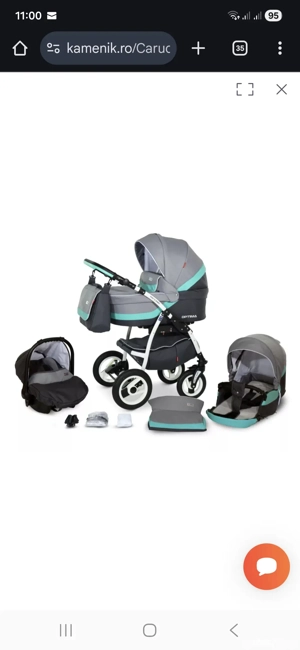 Vand caru ior 3 in 1 Verdi in stare impecabla