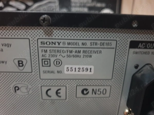 Amplificator Audio Sony STR - De 185 DEFECT  - imagine 5