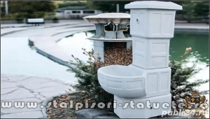 Cișmea apă curentă, gri natural, model C1. - imagine 3