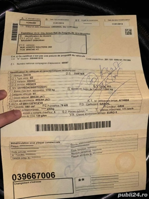 Vând Dacia Duster 4x2  - imagine 8