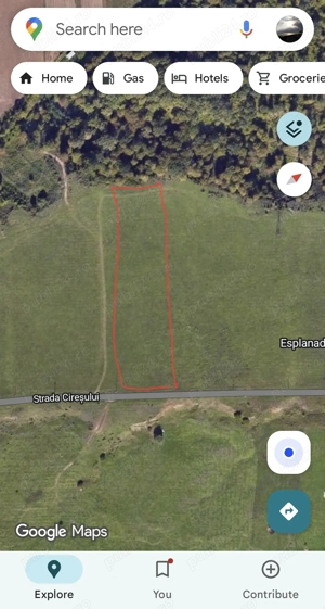 Vand teren in strafa Ciresului ( Dealu Targului )