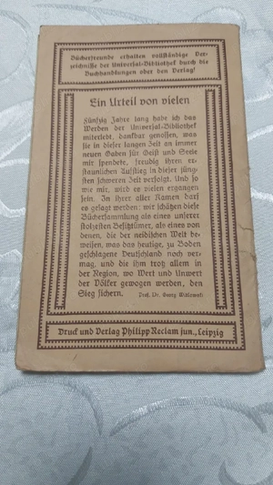 Carte veche Dante   Das neue Leben, Reclam Leipzig, ediție de colecție - imagine 4