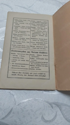 Carte veche Dante   Das neue Leben, Reclam Leipzig, ediție de colecție - imagine 2