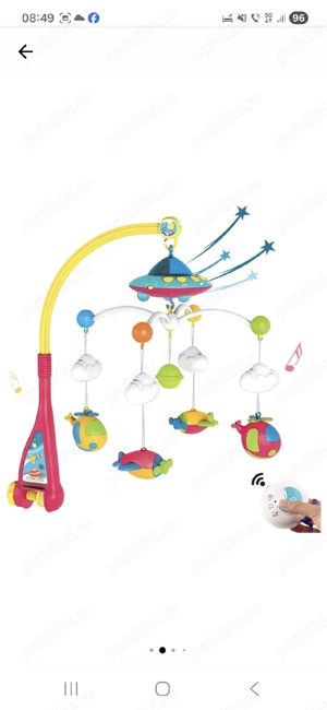 Vand carusel muzical patut bebelus