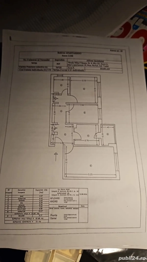Apartament 3 camere Barlad