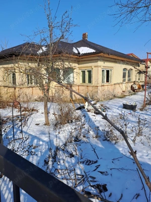 Dascălu casă veche 4 camere, acoperiș nou, teren 1300 mp, deschidere 39 m