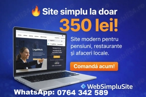 Site ieftin, numai 350 lei