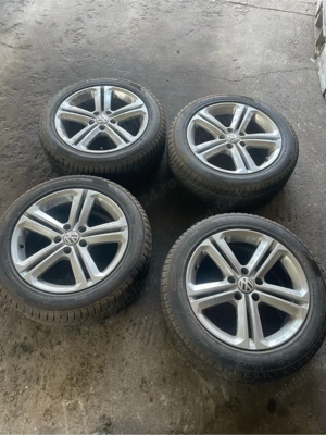 De vanzare jante+anvelope 215/55/17,original vw