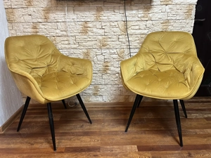 Set 2 scaune catifea