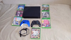 Vand Xbox One X cu 1 Tb memorie cu 2 controlere si 7 jocuri