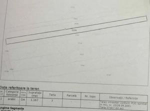 Teren intravilan Comana 2300 mp Front 12,5 m Comision 0% - imagine 4