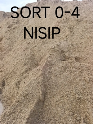 Nisip spalat - livrare rapida