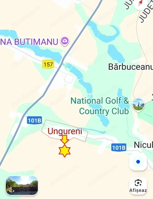 Vanzare 7500 mp teren in Butimanu (aproape de Bucuresti) 172 m lungime x 44 m adancime + drum acces - imagine 2