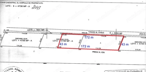 Vanzare 7500 mp teren in Butimanu (aproape de Bucuresti) 172 m lungime x 44 m adancime + drum acces - imagine 3