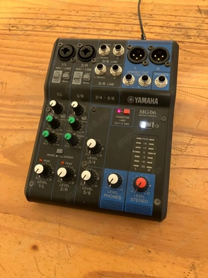 Mixer Yamaha MG06