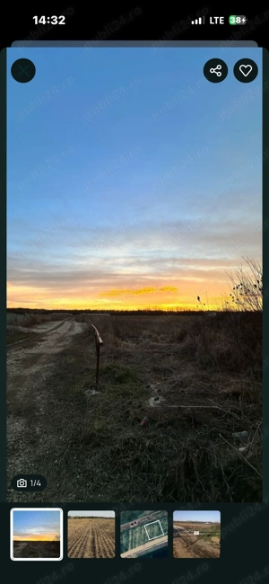 Vand teren comuna Domnesti, sat Teghes