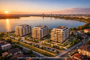 Teren 3771 mp,zona Lacul Morii, Vedere catre lac