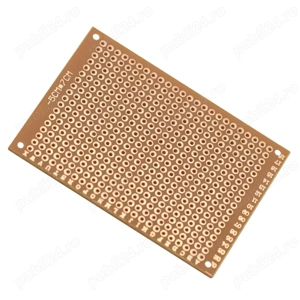 Placa prototip PCB universala 5x7 cm pentru proiecte electronice 432 gauri - imagine 2