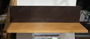 2 buc Etajera de perete 135x30 cm; Polita de perete; Raft suspendat