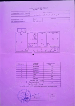 Vand apartament cu 3 camere - imagine 2