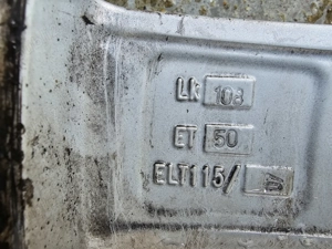 4 jante aliaj 17" Ford, marca Borbet, cu senzori presiune - imagine 4